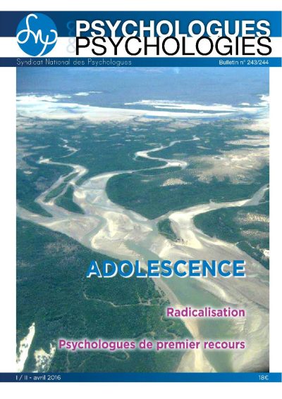 P&P n°243-244 : Adolescence (avril 2016)