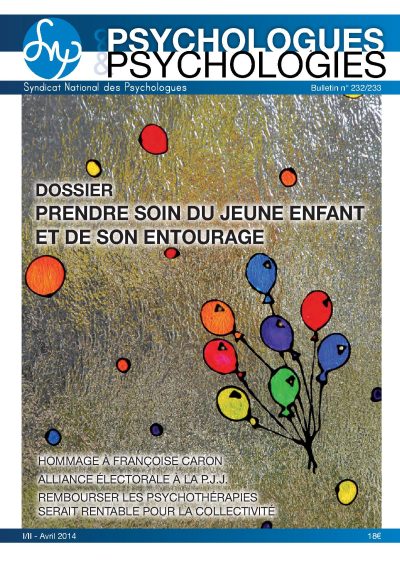 P&P n°232/233: Prendre soin du jeune enfant et de son entourage