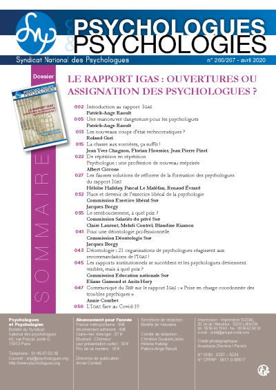 ARTICLE - P&P 266-267 - Intro rapport igas Raoult