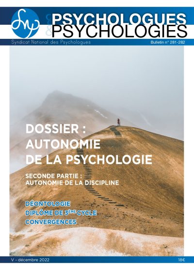 P&P 281-282 - Autonomie de la psychologie (2ème partie)