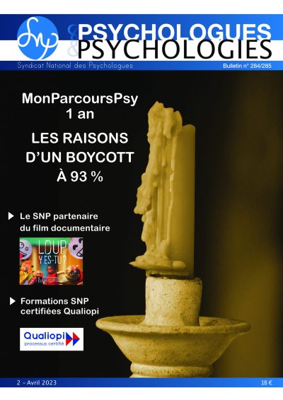 ARTICLE - P&P 284-285 - « Mon psy » = intégrer de force les psychologues dans la nouvelle donne du système de santé_ Emmanuel_GARCIN