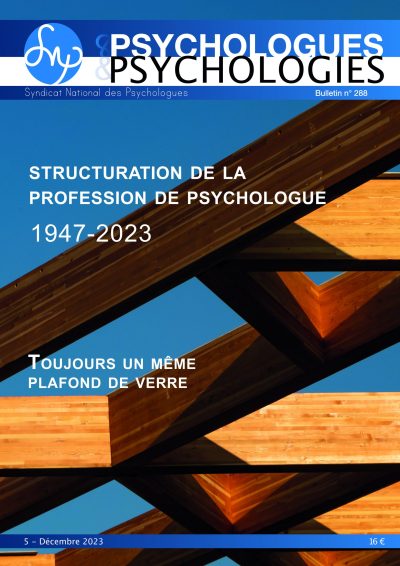 P&P 288 - Structuration de la profession de psychologue